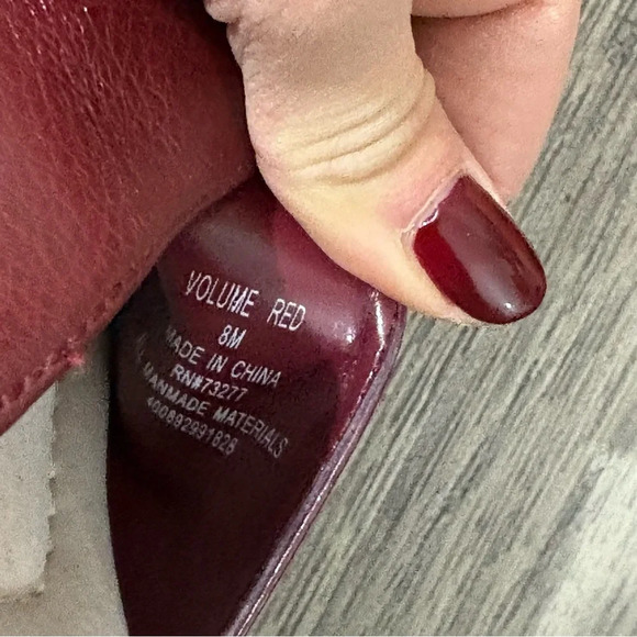 Croft & Barrow Women’s Size 8M Volume Red Slide Sandal Heeled Mule Cushioned - Picture 7 of 7